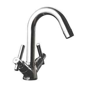 ZAP Mini Terrim Brass Metal Chrome Finish Centre Hole Basin Mixer