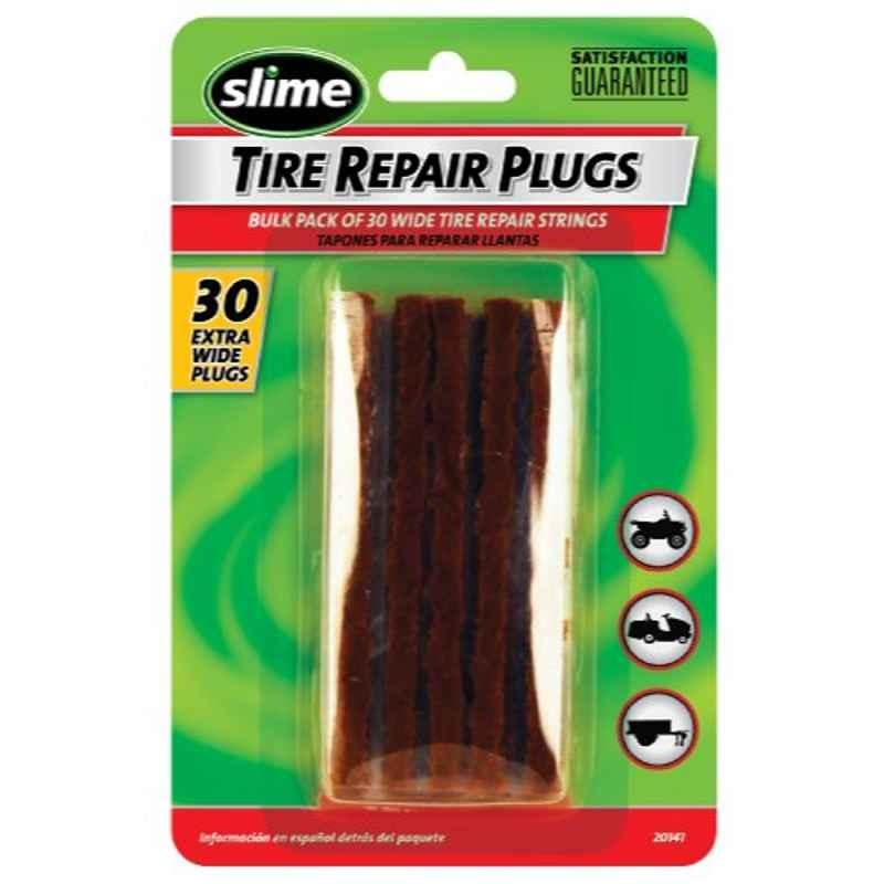 Slime 30Pcs 4 inch Brown Extra-Wide Tire Repair Strings, 20141