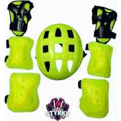 STYRKR Neon Protective Skating/Cycling Guard Kit | Multi Sport Gear for Kids 155 Cycling KitKIT-589