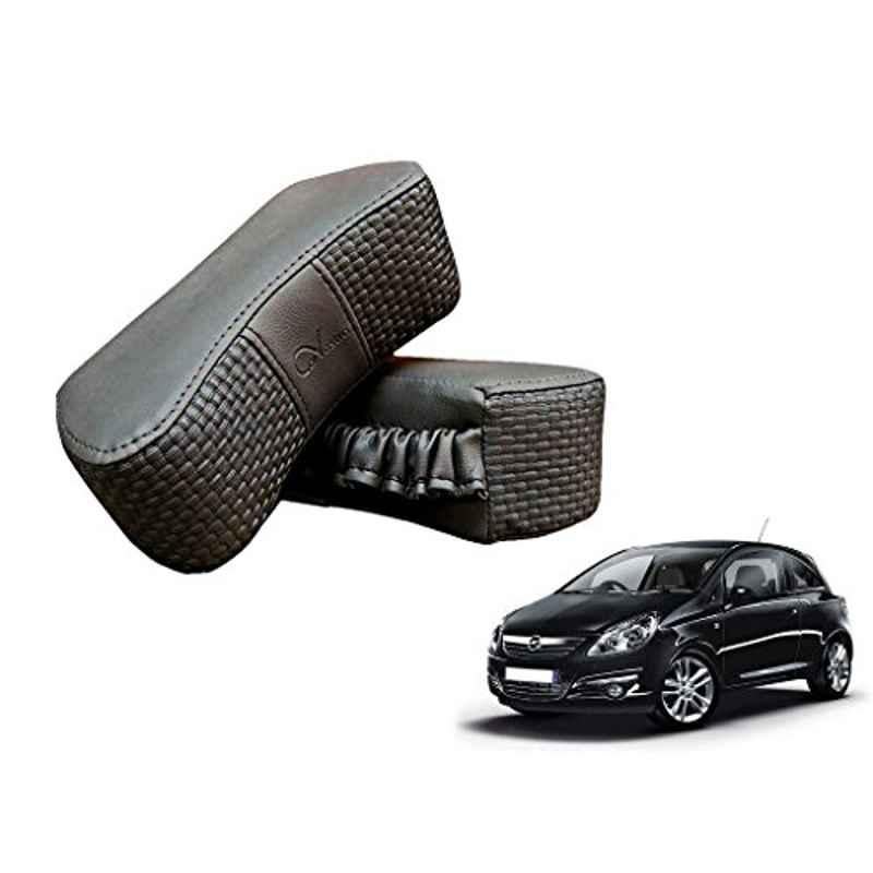 Kozdiko 2 Pcs Memory Foam Grey Luxurious Neck Rest Cushion Pillow Set for Opel Corsa
