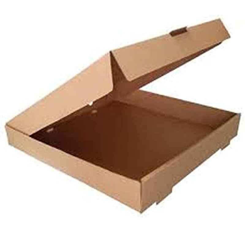 MM WILL CARE 7x7x1.5 inch 3 Ply Brown Paper Pizza Box, MMWILL1238, (Pack of 25)-picture-35