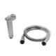Elegant Casa ABS Health Faucet with Wall Hook & 1m Stainless Steel Braided Rubber Hose Pipe, Roller 1834