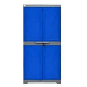 Nilkamal Freedom Mini Medium Plastic Dark Blue & Grey Storage Cabinet