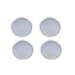 Khushi Udyog 10 inch Aluminium Silver Pizza Screen (Pack of 4)