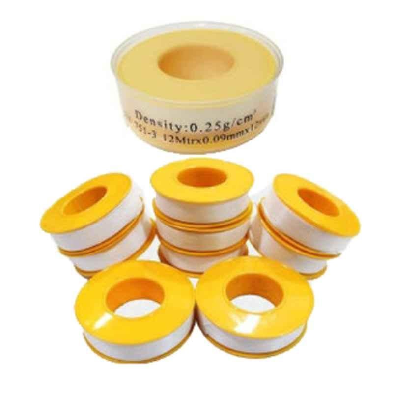 Robustline 12m Thread Sealing Teflon Tape (Pack of 5)