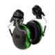 3M X1P3 Peltor Black & Green Earmuffs