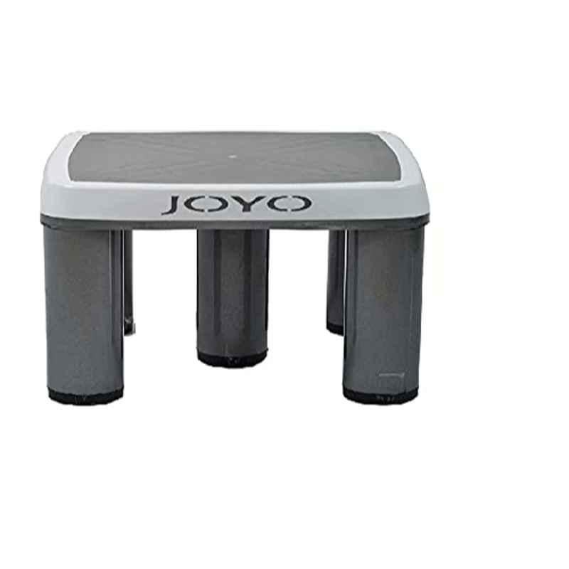 Joyo TUFF Medium Plastic Grey Bathroom Stool with Free Lasaani 1000ml Water Bottle