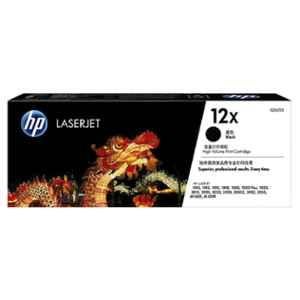 HP 12X Black Original LaserJet Toner Cartridge, Q2612X