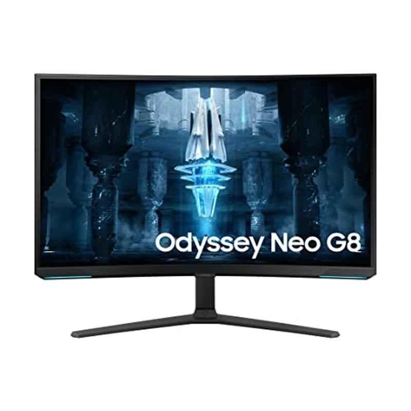 Samsung Odyssey Neo G8 32 inch 240Hz Black UHD Curved Gaming Monitor with VA Panel, LS32BG850NWXXL