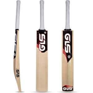GLS Soft Pro Classic 900g Kashmir Willow Wood Cricket Bat with Cover & Tennis Ball for 12-14 Yrs, Size: 4