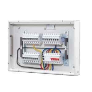Schneider Electric ACTI-9 6 Way Single Door TPN White Distribution Board, A9HTNS06
