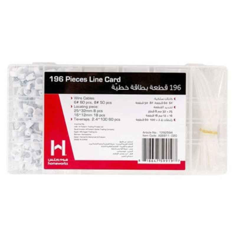 Homeworks 86mm Line Card, 5145 (Pack of 196)