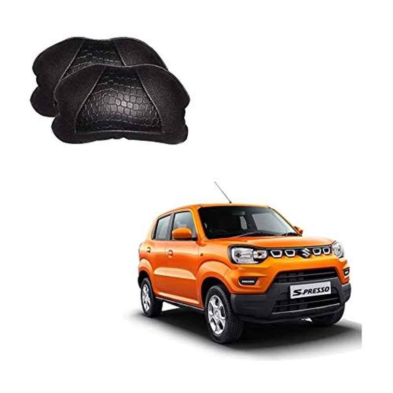 Kozdiko 2 Pcs Black Neck Rest Cushion Pillow Set for Maruti Suzuki S-Presso