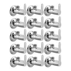 Fastgear Marc Stainless Steel Silver Chrome Finish Angle Valve, FG109 (Pack of 15)