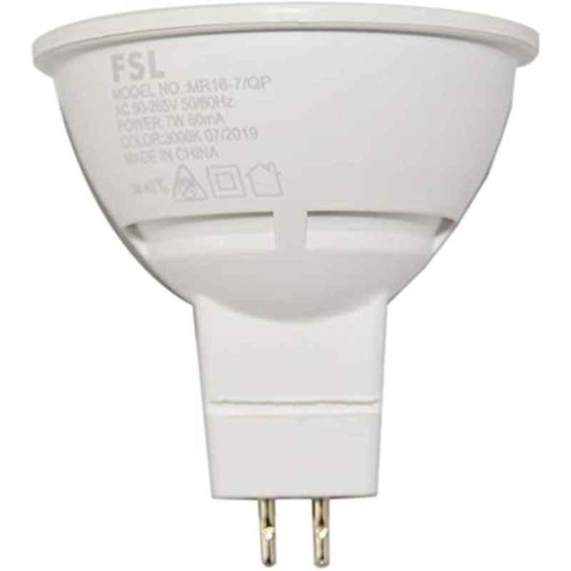 FSL 7W 90-265V 3000K Warm White LED Spot Light, MR16-7/QP