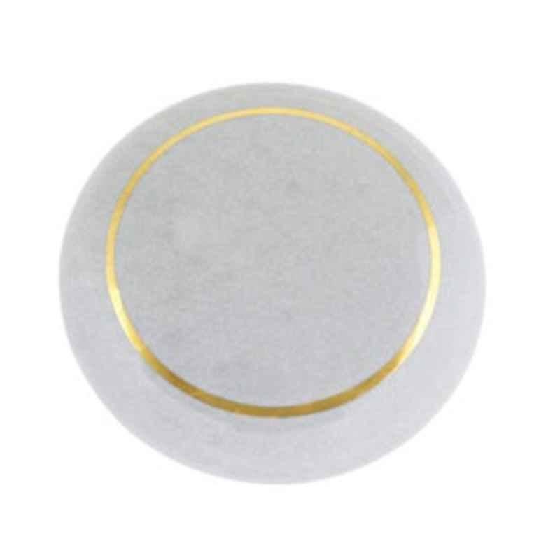 Robustline Plastic Gray & Golden Ring Knob