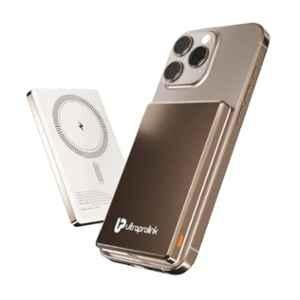 Ultraprolink Juice-Up Mag 4 5000mAh Titanium Slim Wireless Magnetic Mag-Safe Power Bank, UM1125