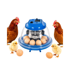 Ndeal 8 Eggs 40W Plastic Blue Automatic Egg Incubator