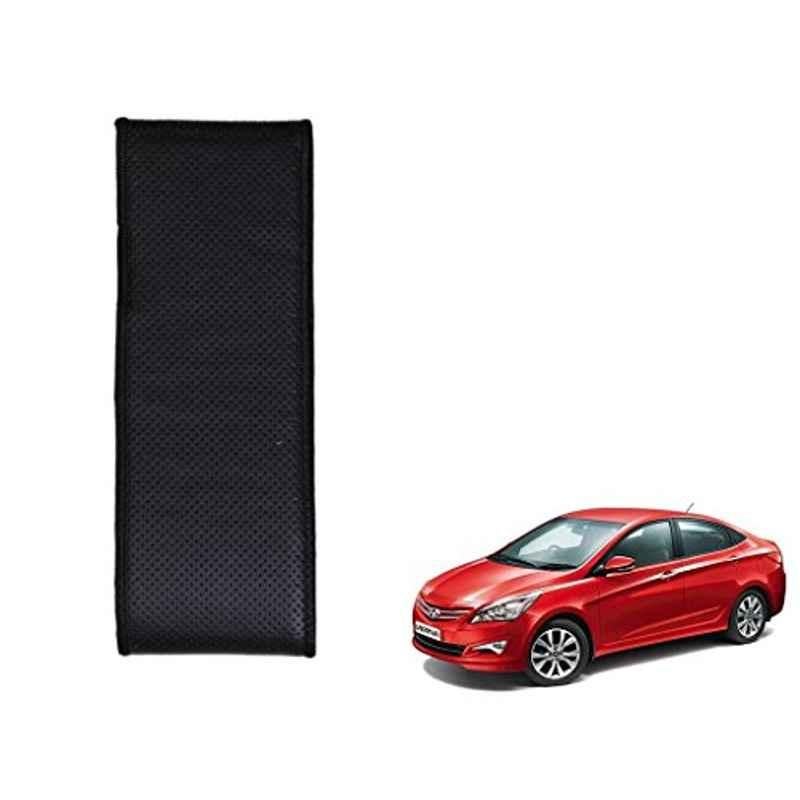 Kozdiko Black Car Steering Cover for Hyundai Fluidic Verna