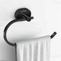 Plantex Stainless Steel Towel Hanger for Wash Basin/Hand Towel Hanger/Napkin Holder for Wash Basin/Bathroom Accessories PVD Black Finish Onix