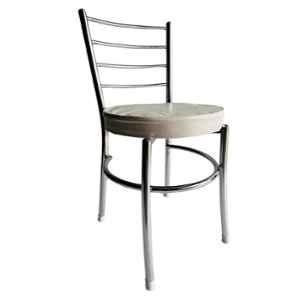 P P Chair Stainless Steel Chrome Finish Grey Multipurpose Dining Chair