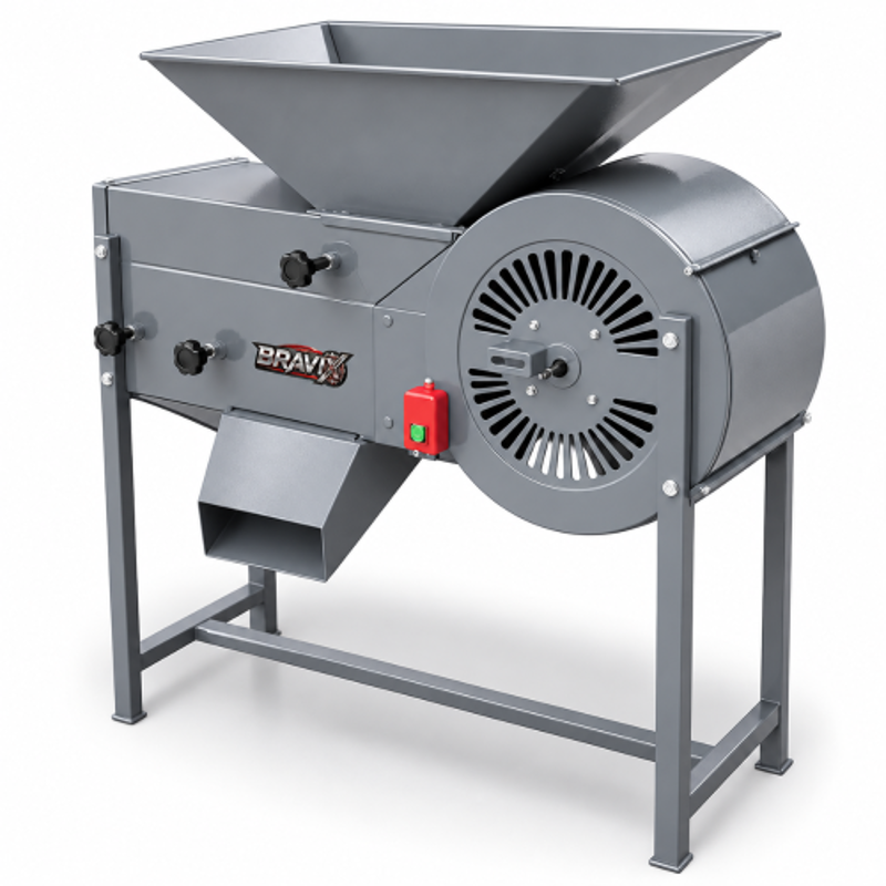 Bravix Single Phase Paddy & Maize Cleaner Machine with 0.4HP Motor, Capacity: 400-600 kg/hr