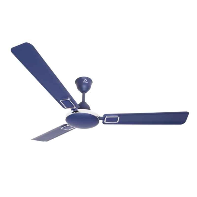 Omen Vayu 50W 400rpm 3 Blade Silver Blue Ceiling Fan, Sweep: 1200 mm