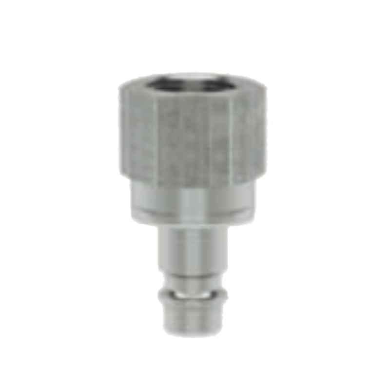 Ludecke ES1815NIAB 18x1.5 Double Shut Off Quick Female Thread with Plug Connect Coupling