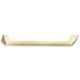 Aquieen 160mm Malleable Satin Black Wardrobe Cabinet Pull Handle, KL-702-160 (Pack of 2)