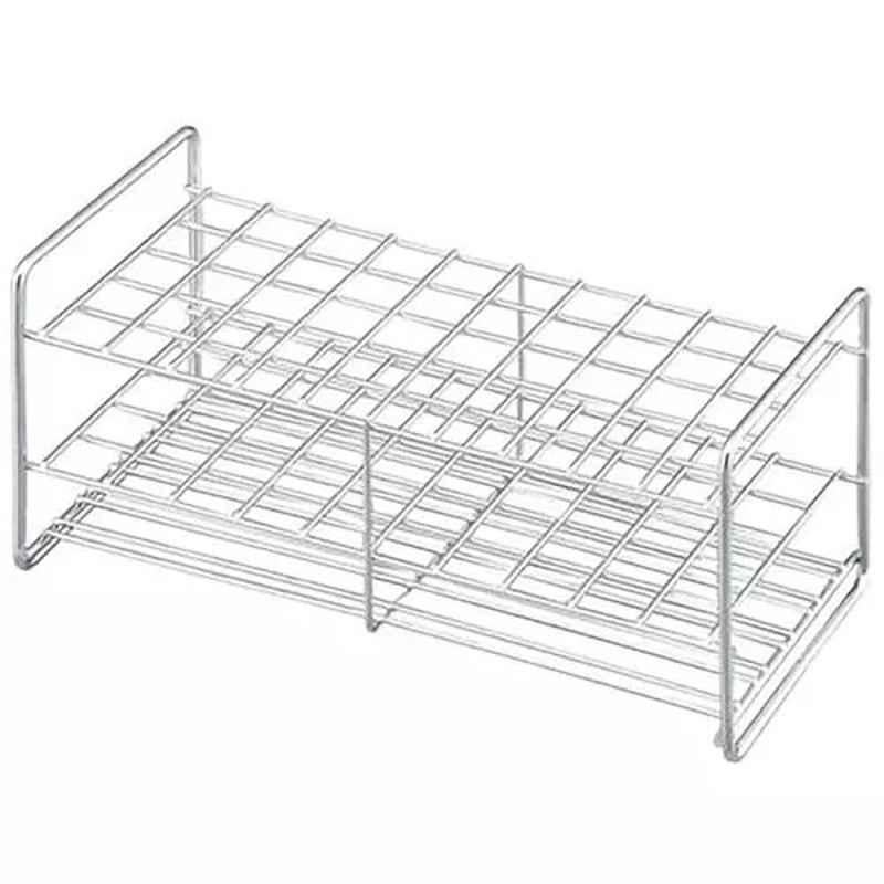 Lab Plus Stainless Steel Test Tube Rack 30mm Shelf Height, LP-8607