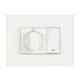 Wipro North West Artisa 32A 2 Module White DP Switch with Indicator, R0171 (Pack of 8)