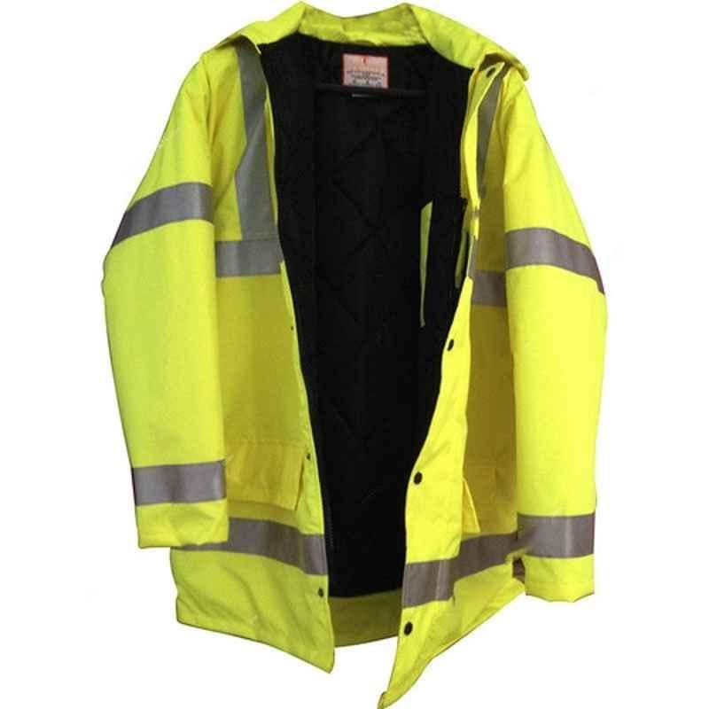 Empiral Arctic E304550905 100% Polyester Fluorescent Yellow Parka Winter Jacket, Size: 2XL
