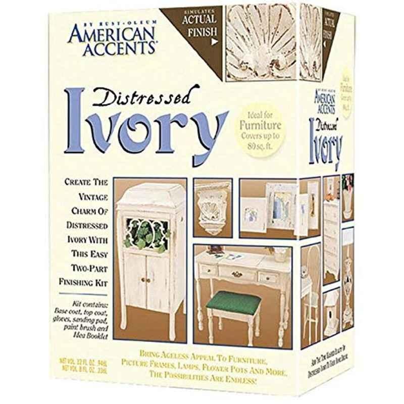 Rust-Oleum American Accents Ivory 202867 Distressed Finishes Kit