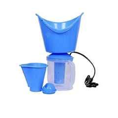 WKM Plastic Blue All in One Facial Steamer Inhaler Vaporizer for Face, Nose, Cold & Cough