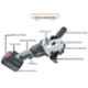 Krost 21V Double Battery Brushless Cordless Angle Grinder Machine with 3 Mode Variable Speed