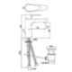 Jaquar Vignette Prime Graphite 450mm Single Lever Basin Mixer without Popup Waste System, VGP-GRF-81051B