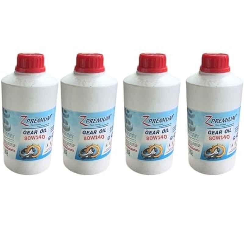 Z Premium 80W140 1 Litre Gear Oil (Pack of 4)