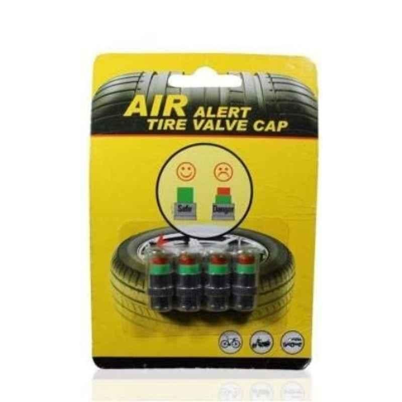 Kozdiko 4 Pcs Plastic Air Alert Car Tyre Valve Caps Set for Honda Brio