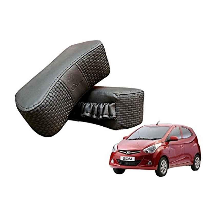 Kozdiko 2 Pcs Memory Foam Grey Luxurious Neck Rest Cushion Pillow Set for Hyundai Eon