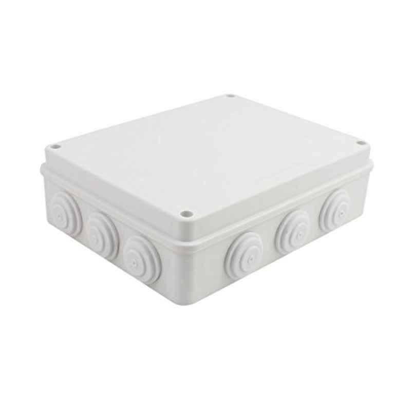YXQ 255x200x80mm ABS & Rubber White Waterproof Junction Box, LMT0531AA