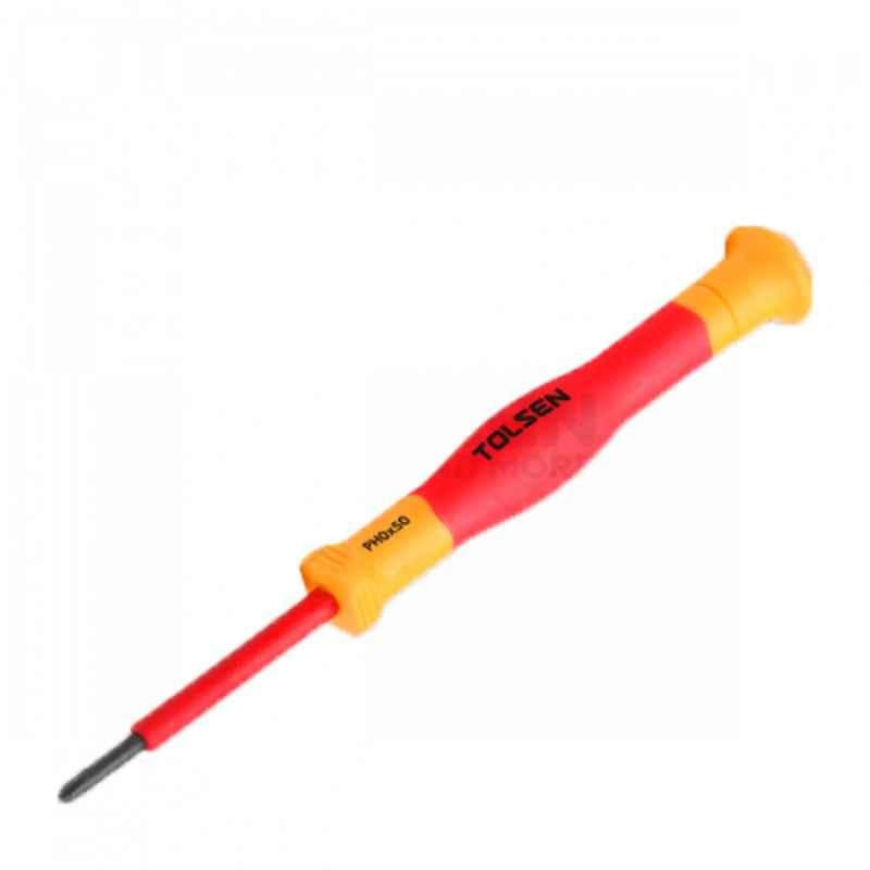 Tolsen PH0x50mm Insulated Precision Phillips Screwdriver, V31601