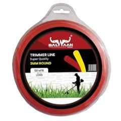 Balwaan Krishi 3mm 50m Nylon Red Round Trimmer Line, TLS-350
