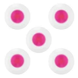 Fybros F-Ring 2W Polycarbonate Pink Round LED Ceiling Light, FLS5748E (Pack of 5)