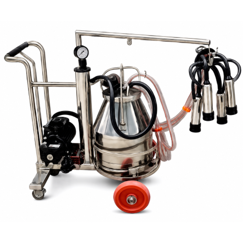 Mahesh Alpha 25 Litre 0.75HP Stainless Steel 304 Milking Machine