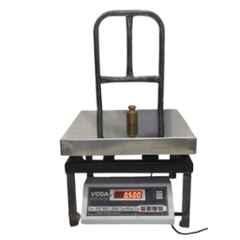 Voda 200kg Mild Steel Bench Type Heavy Duty Weighing Scale with 1 Year Warranty, Platform Size: 500x500 mm