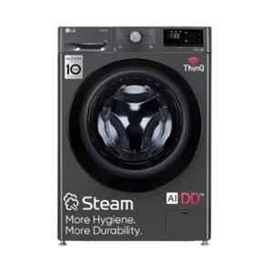 LG 9kg 5 Star Middle Black Fully Automatic Front Load Washing Machine with Wi-Fi, FHV1409Z4M