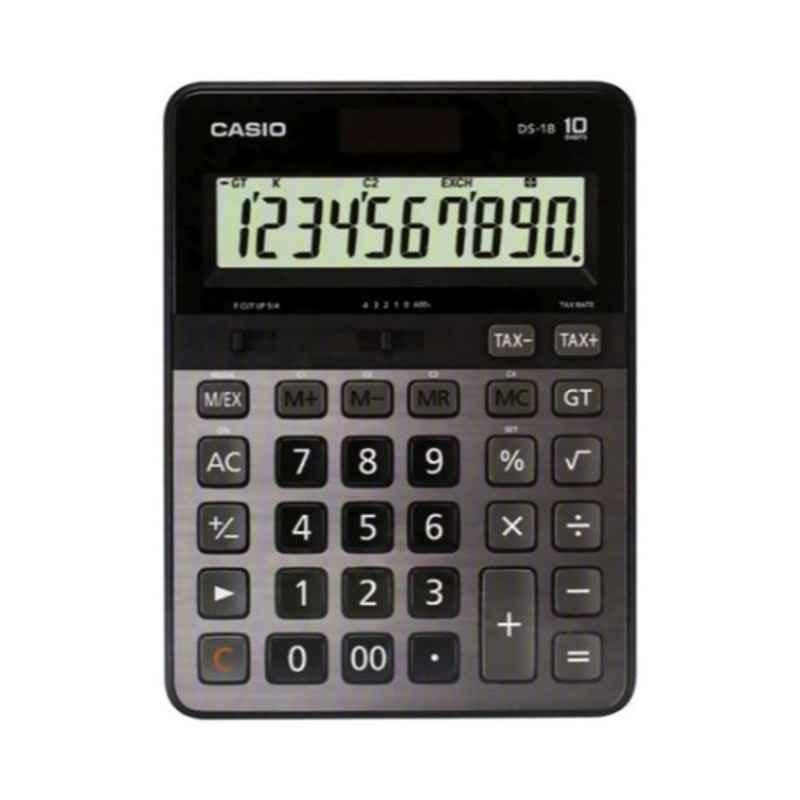 Casio DS-1B 189.5x140x40mm Grey 10 Digit Desktop Calculator