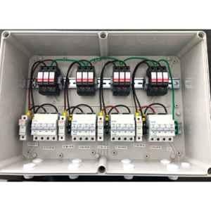 Daystar 4 in 4 Out 1000V Solar DC Distribution Box with 16A/4P DC MCB, DC SPD & 15A DC Fuse (Pack of 2)
