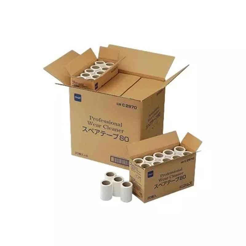 Lab Plus Polypropylene & Rustproof Iron Professional Wear Cleaners Adhesive Paper Roll, LP-13841 (Pack of 20)