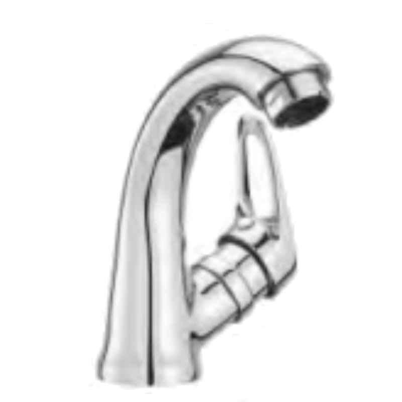 Somany Pinnacle Plus Brass Chrome Finish Swan Neck with Swinging Spout, 272210740101
